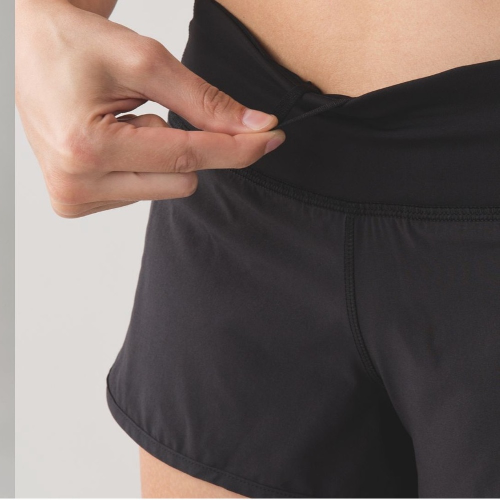 Size 6 lululemon athletica Black Athletic Shorts